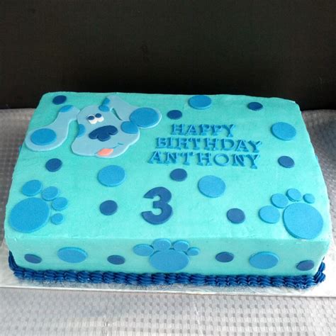 Blues Clues Birthday Cake | Blue's clues birthday cake, Kids birthday fun, Birthday cake kids