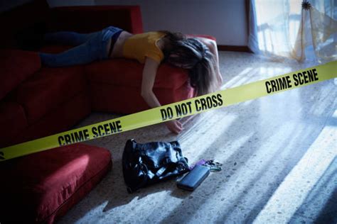 Dead Woman Crime Scene Photos Stock Photos, Pictures & Royalty-Free ...