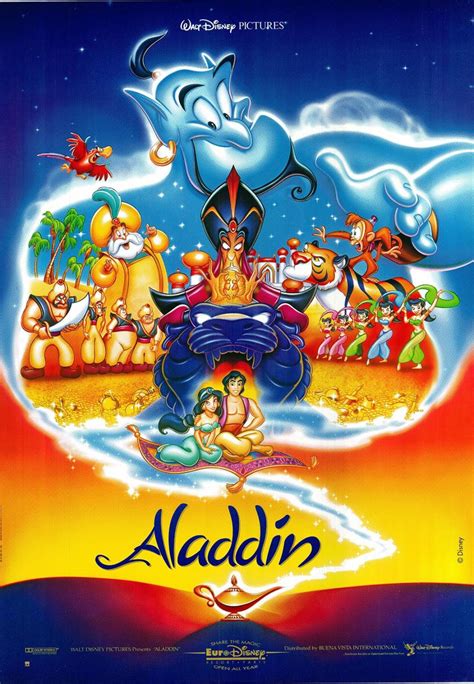 Bid Now: Aladdin 1992 original movie poster - Invalid date PDT