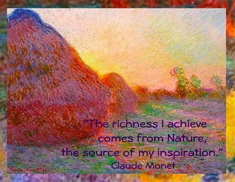 Claude Monet painting and quote. #ArtWizard on #TPT #Haystack #art #arted #artsed #artistquote # ...