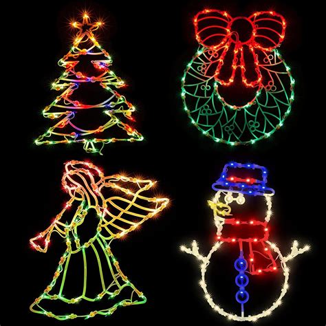 Christmas Window Silhouette Lights Decorations : Amazon.ca: Home