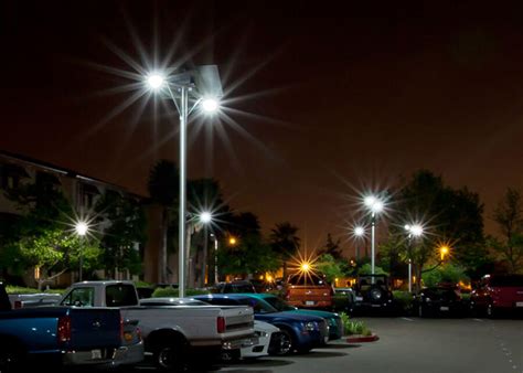 Commercial Solar-Powered LED Parking Lot Lights | SEPCO