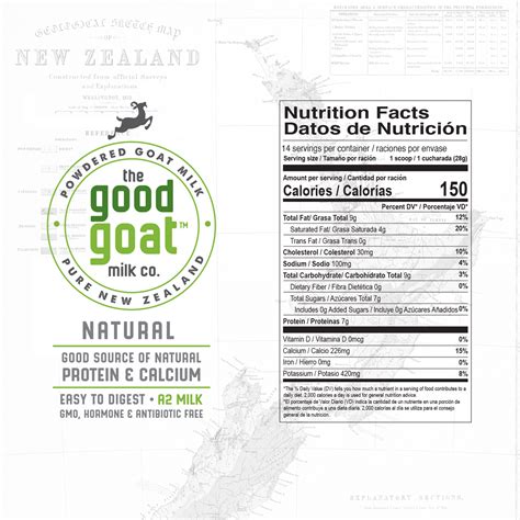 Natural, Full Cream Goat Milk Powder– Good Goat Milk Company