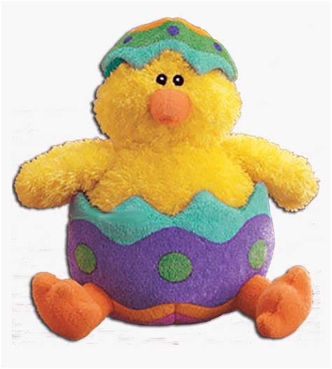 Easter Chicks And Ducks - Chicken Stuffed Animal In Egg, HD Png ...