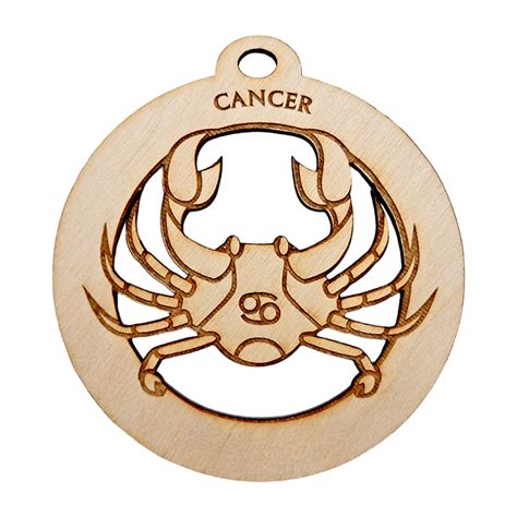 Cancer Zodiac Ornament | Personalized | Palmetto Engraving