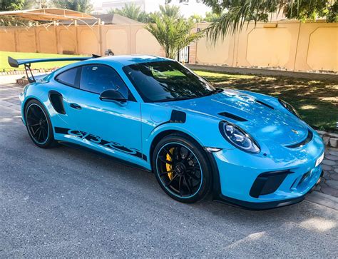 784-Mile 2019 Porsche 991.2 GT3 RS Miami Blue | PCARMARKET