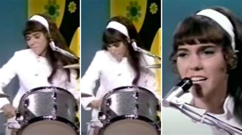 This video shows how Karen Carpenter was an incredible drummer at just ...