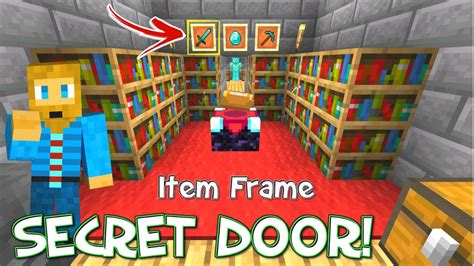 How To Build An Item Frame Door In Minecraft | Webframes.org