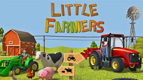 Little Farmers: Tractors, Harvesters & Farm Animals - Top App for Kids - YouTube