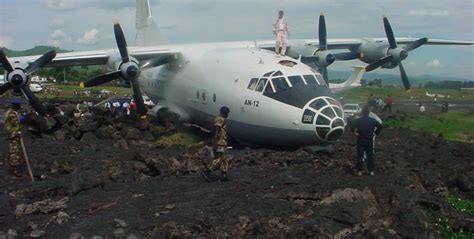 Crash of an Antonov AN-12BP in Goma | Bureau of Aircraft Accidents Archives