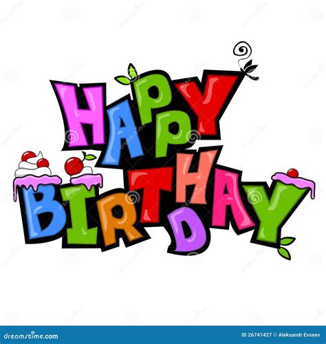 Funky Birthday Style Royalty Free Stock Photography - Image: 26741427