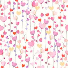 Seamless Valentine Flowers Pattern Free Stock Photo - Public Domain Pictures