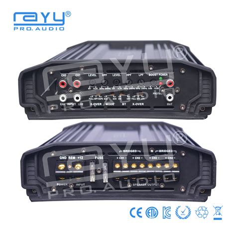 Best Quality 4 Channel Bridgeable High Power Audio Sound Car Amplifier ...