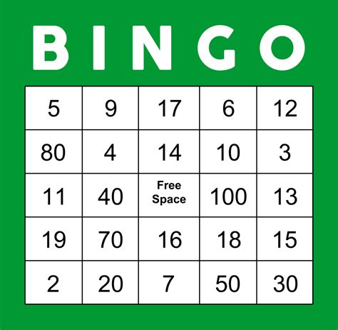 Classic Bingo Cards - 10 Free PDF Printables | Printablee