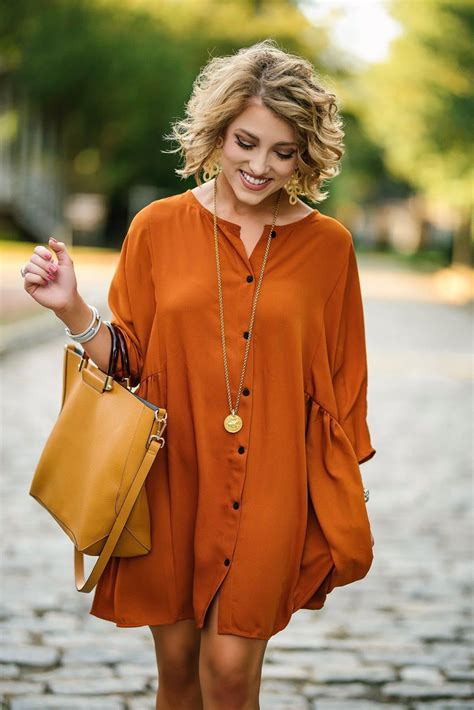 Under $50 Rust Dress + A Huge Sale! | Fashion, Rust dress, Autumn fashion