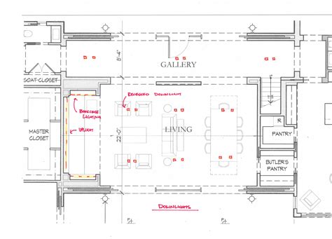 Downlight layout | Layout, How to plan, Floor plans