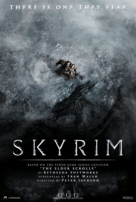 Skyrim the Movie - Teaser Poster | Alternate Universe | Know Your Meme