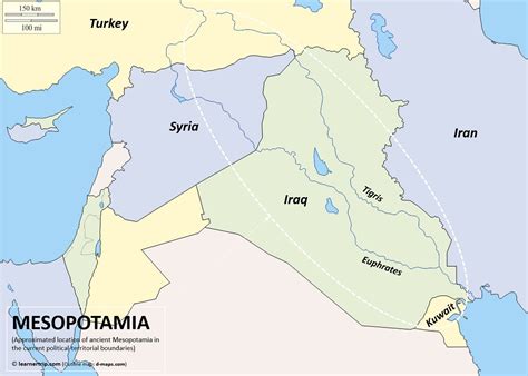 Mesopotamia Political Map