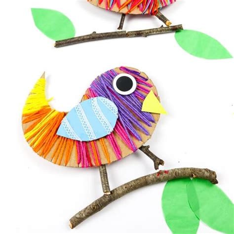 30 Easy Spring Bird Crafts for Kids - Artsy Craftsy Mom