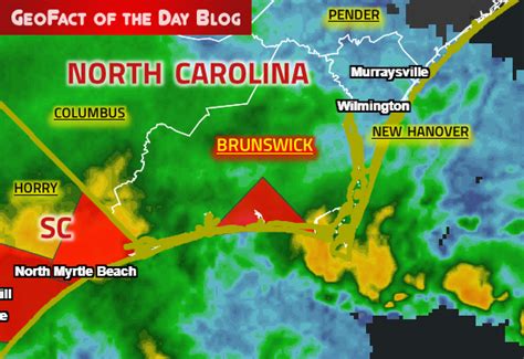 GeoFact of the Day: 9/5/2019 North Carolina Tornado Warning 1