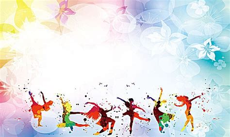 Free Wallpaper, Color, Dancing Background Images, Dancer Dancing Colorful Floral Background ...