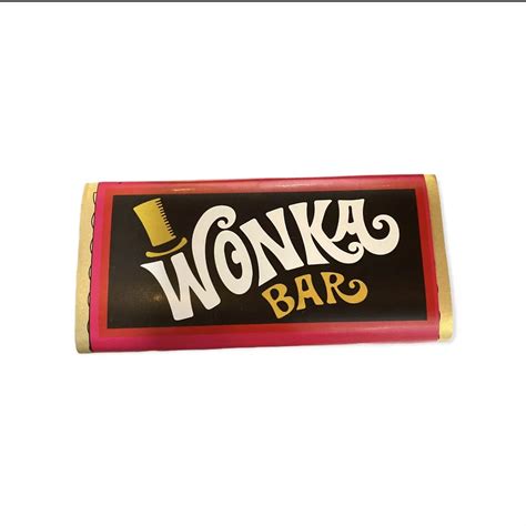 Giant Willy Wonka Bar Golden Ticket Chocolate Bar Fridge