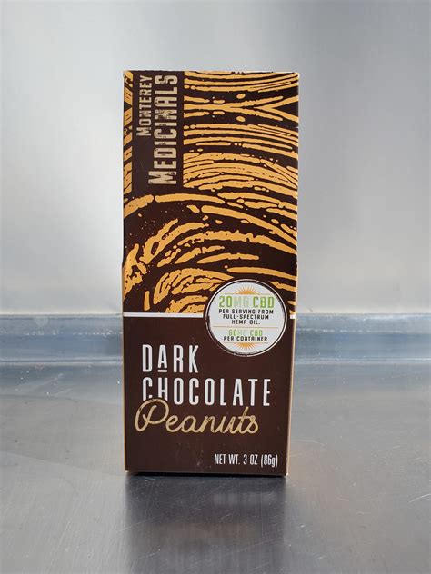 Dark Chocolate Peanuts – Green Logic Hemp