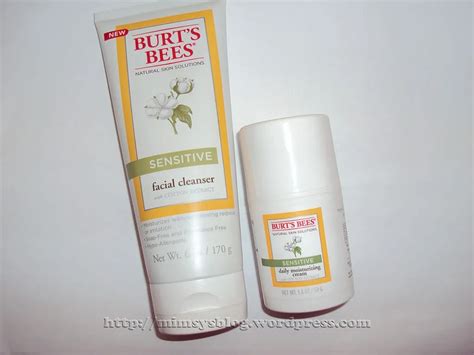 Burt’s Bees Sensitive Facial Cleanser & Sensitive Daily Moisturizer | Mimsy's Blog