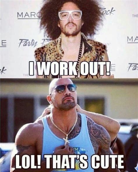 Pin by Joslyn Bryan on My Style | Rock workout, Gym memes, The rock workout