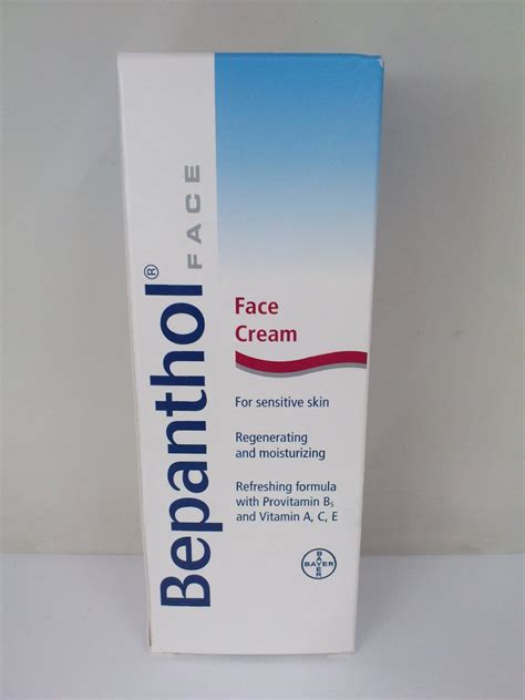 BAYER Bepanthol face cream for sensitive skin with vitamins A, C, E, 75 ...