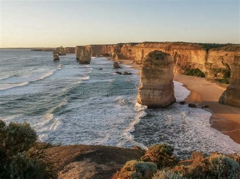 Sunset Shot To the West of the Twelve Apostles on the Great Ocean Road ...