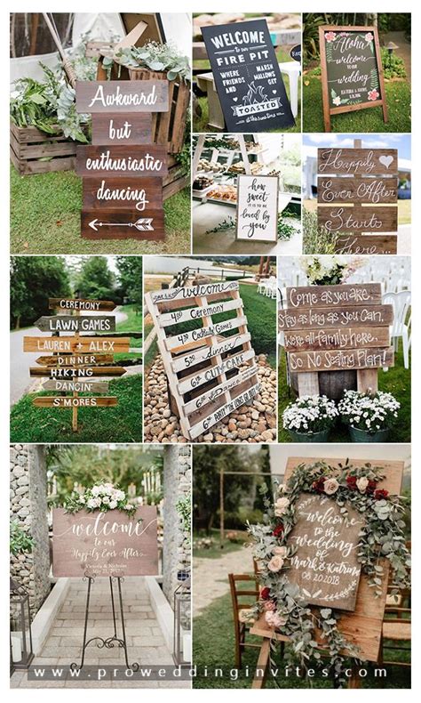 25 Inspiring Wedding Signs Ideas that You Will Absolutely Love | Pallet wedding signs, Wooden ...