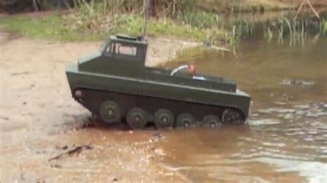 Radio controlled amphibious vehicle - YouTube