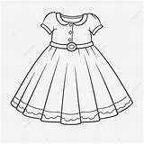 Kid Dress Coloring Page sketch template