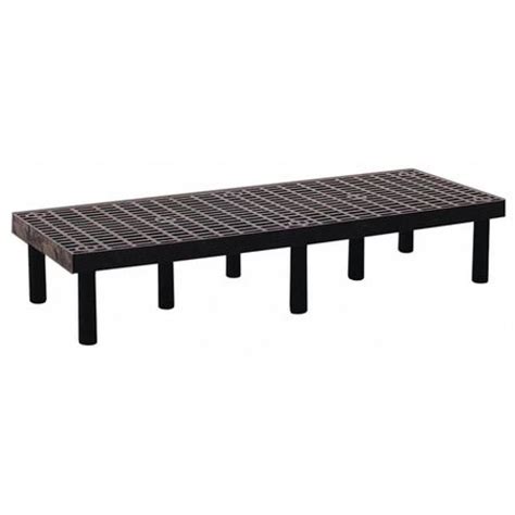 STRUCTURAL PLASTICS D6624 Dunnage Rack,1000 lb.,HDPE,66 W x 24 D - Walmart.com - Walmart.com