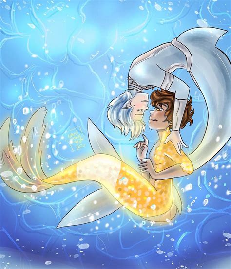 Kappa and Siren from Castle Swimmer! #mermay #mermay2020 #kappaandsiren #castleswimmer #webtoon ...