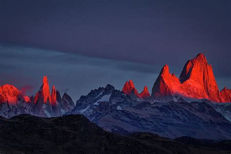 Sunrise at Fitz Roy #2 - Patagonia Photograph by Stuart Litoff - Fine Art America