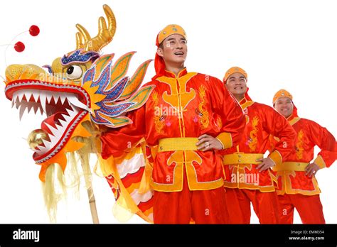 The dragon dance performers Stock Photo - Alamy