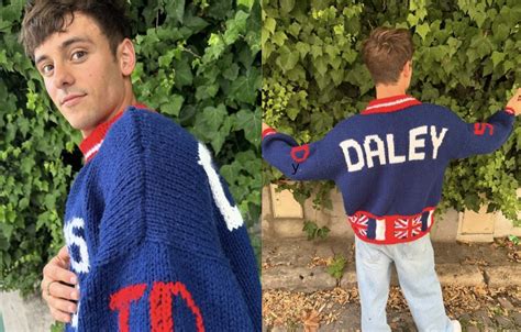 Tom Daley finishes knitting Paris Olympics 2024 sweater