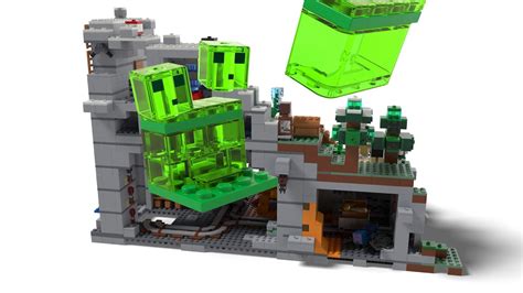 Showcasing all the secrets: 21137 The Mountain Cave – LEGO Minecraft - Product Animation - YouTube