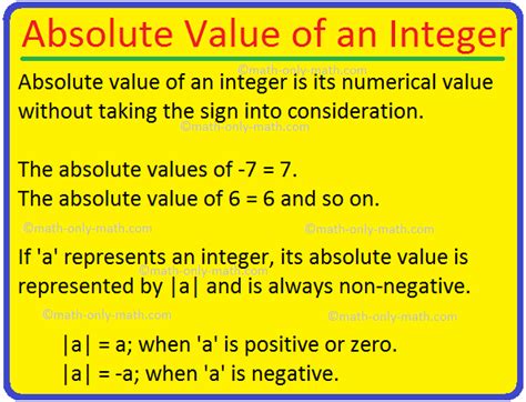 35 Integers And Absolute Value Worksheet Answers - support worksheet