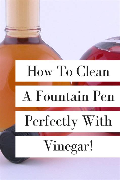 How To Clean A Fountain Pen With Vinegar! | Fountain pens writing, Fountain pens calligraphy ...