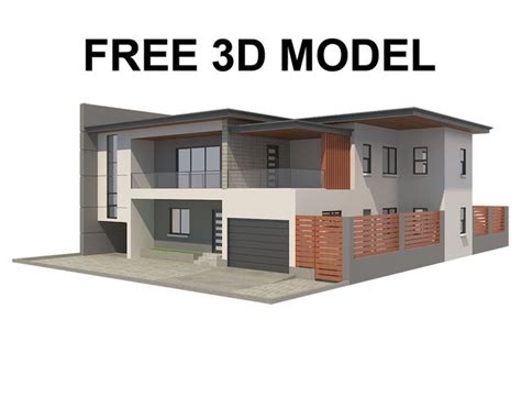 Modern House 5 free 3D model | CGTrader