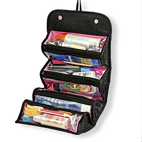 Portable & Foldable Roll N Go Travel Buddy Cosmetic Toiletry Bag-in Makeup Organizers from Home ...