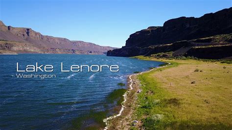 Lake Lenore, Washington (from a drone and on foot) - YouTube