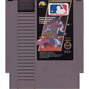 Major League Baseball NES Nintendo Game