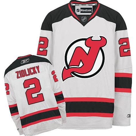 New Jersey Devils Marek Zidlicky White Authentic Away Jersey - Shop