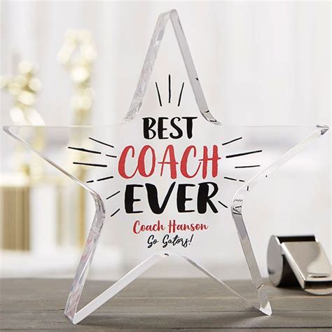 Personalized Sports Coach Award - Best Coach Ever in 2020 | Custom ...