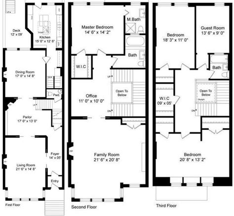 celebrity houses and real estate | House floor plans, Brownstone homes ...