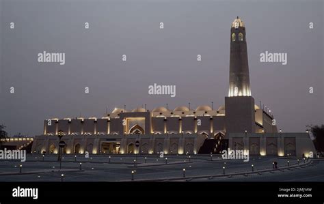 Imam Abdul Wahab Mosque: The Qatar State Grand Mosque Mosque Stock ...